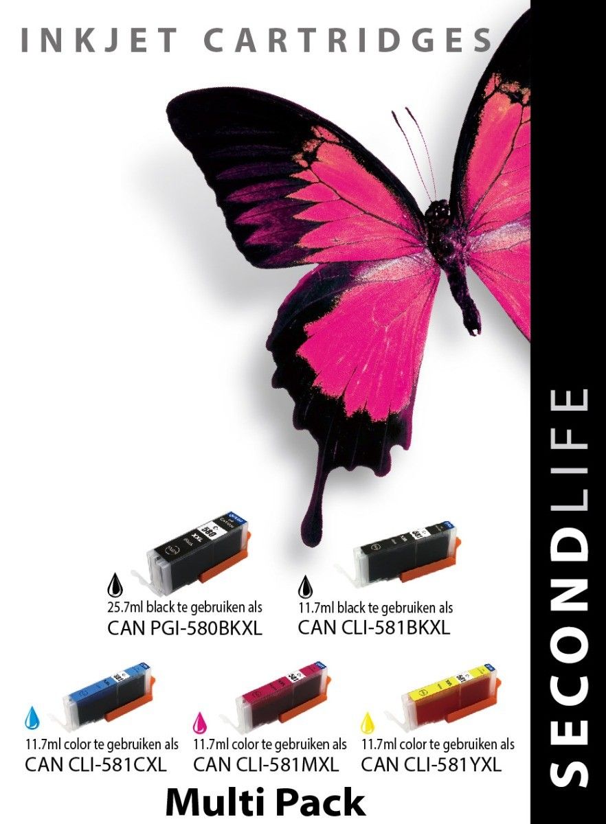 SecondLife - Multipack Canon 580/581 serie SecondLife - Multipack Canon 580/581 serie